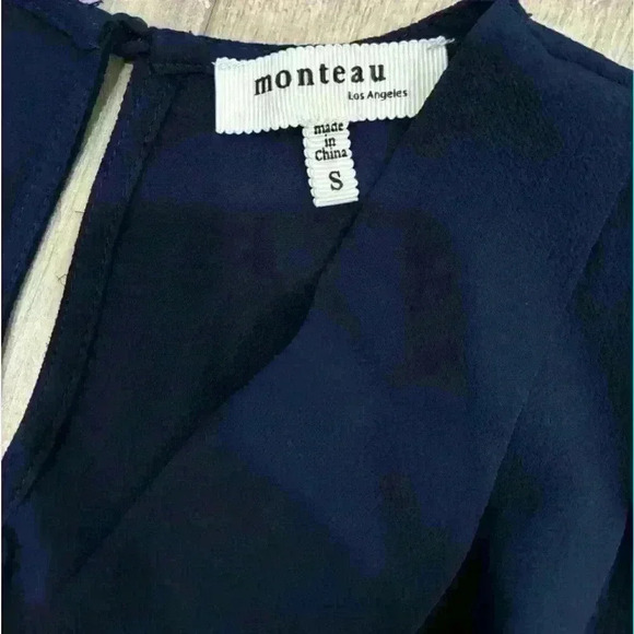 Monteau navy dress size small - Picture 7 of 9